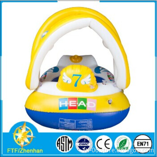 New Design PVC Inflatable Lovely car Baby Seat Float